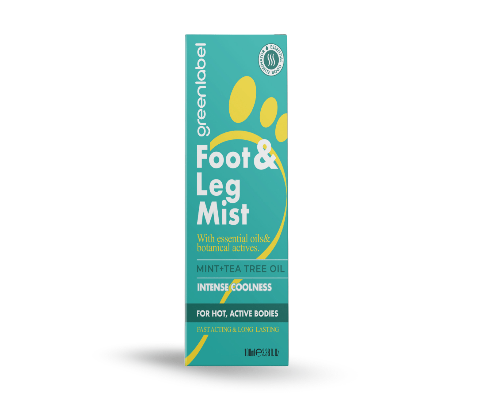 Refreshing and Moisturizing Deodorizing Foot Spray with Mint and Tea Tree - Foot & Leg Mist 100 ML - Image 2