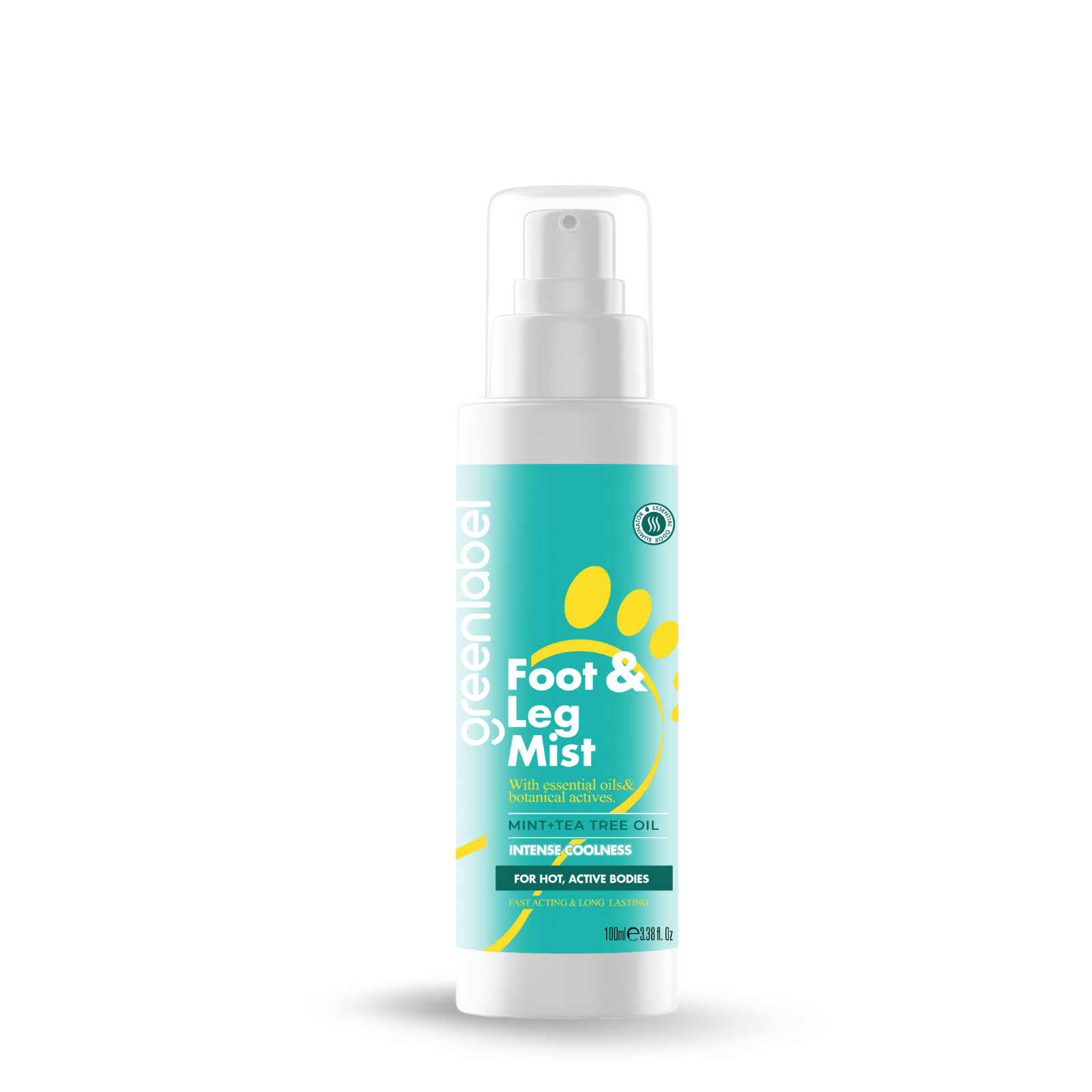 Refreshing and Moisturizing Deodorizing Foot Spray with Mint and Tea Tree - Foot & Leg Mist 100 ML - Image 3