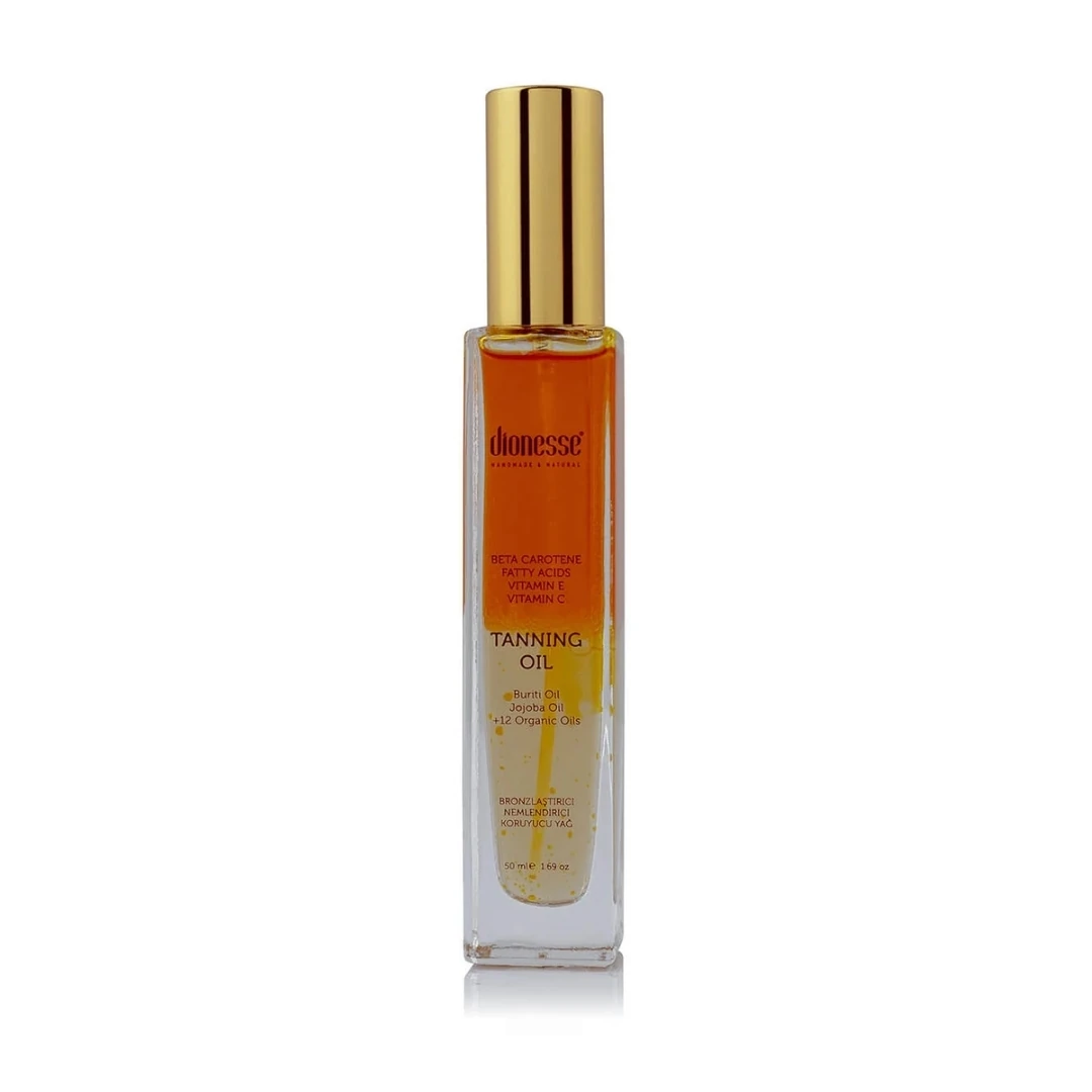 Tanning Oil 50 ml - Skin Protective 2-Phase Formula for Moisturizing and Lasting Tan