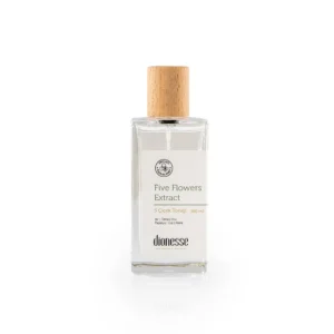 5 Flower Black Bee Detox Facial Toner 100 ml Skin Firming and Soothing Toner with Black Bee Honey Natural Care for All Skin Types